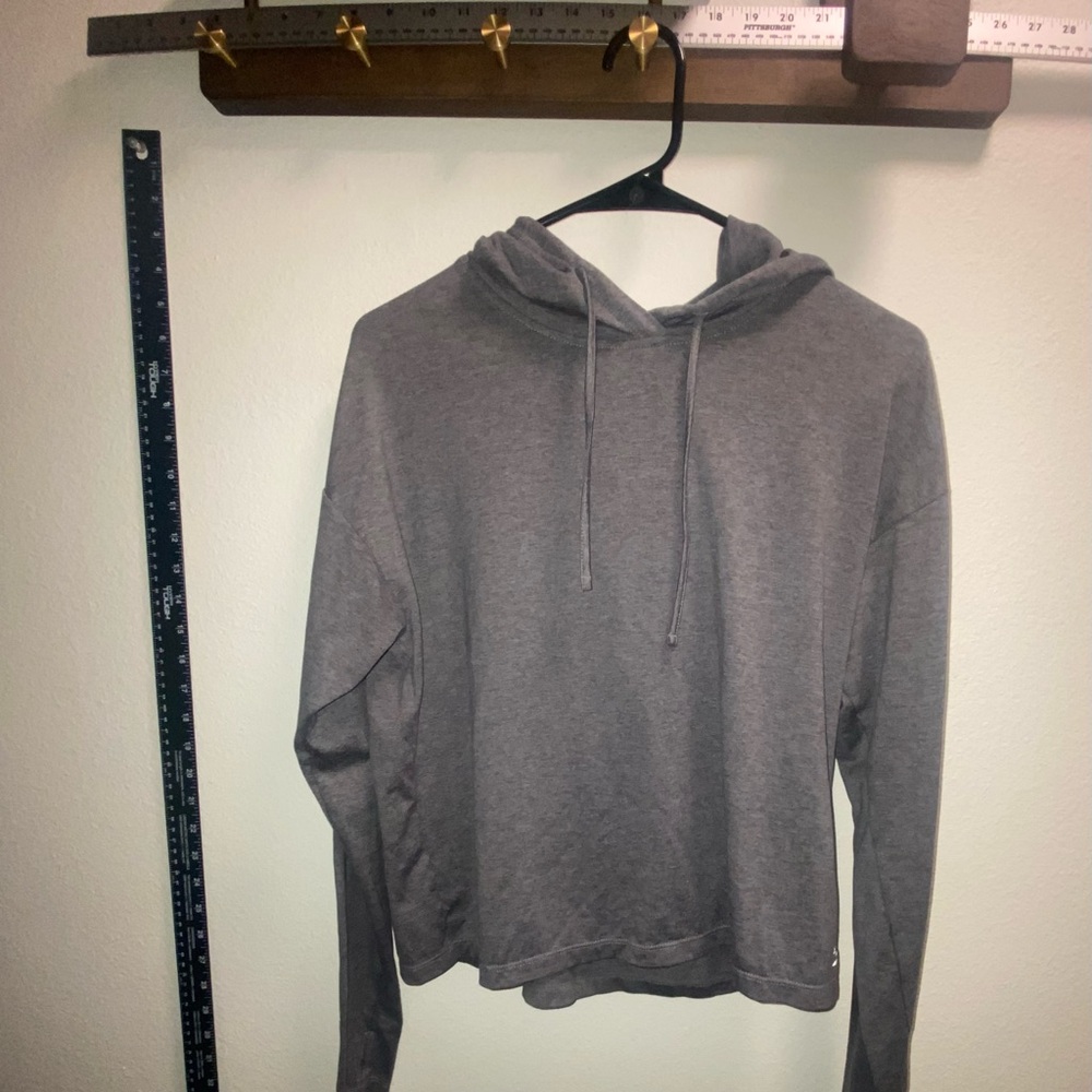 Reebok Gray Hoodie Sweatshirt